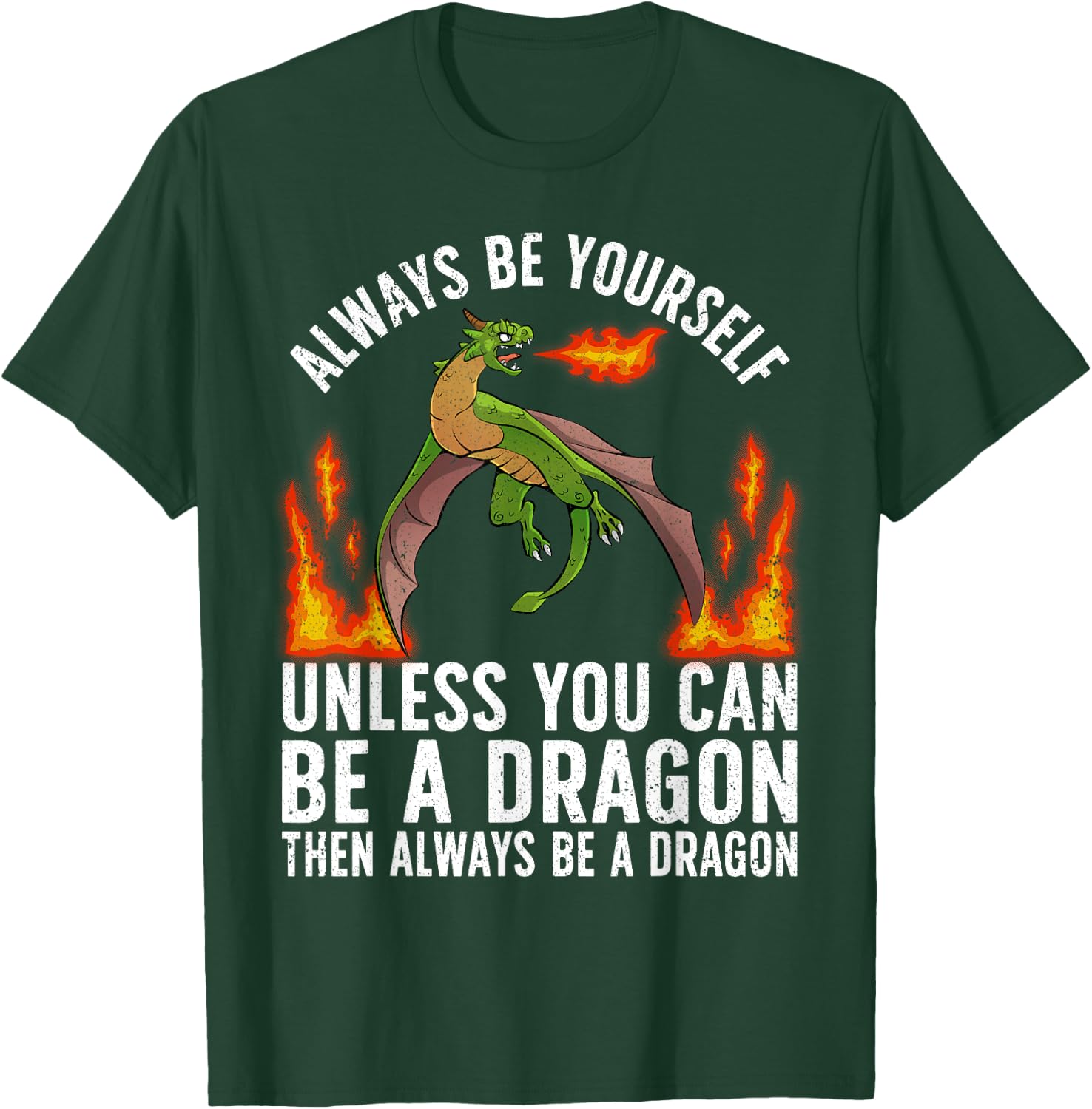 Funny Dragon Design Women Kids Fantasy Dragon Lover T-Shirt - T-Shirt | Forest