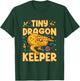 Tiny Dragon Keeper Leopard Gecko T-Shirt - T-Shirt | Forest