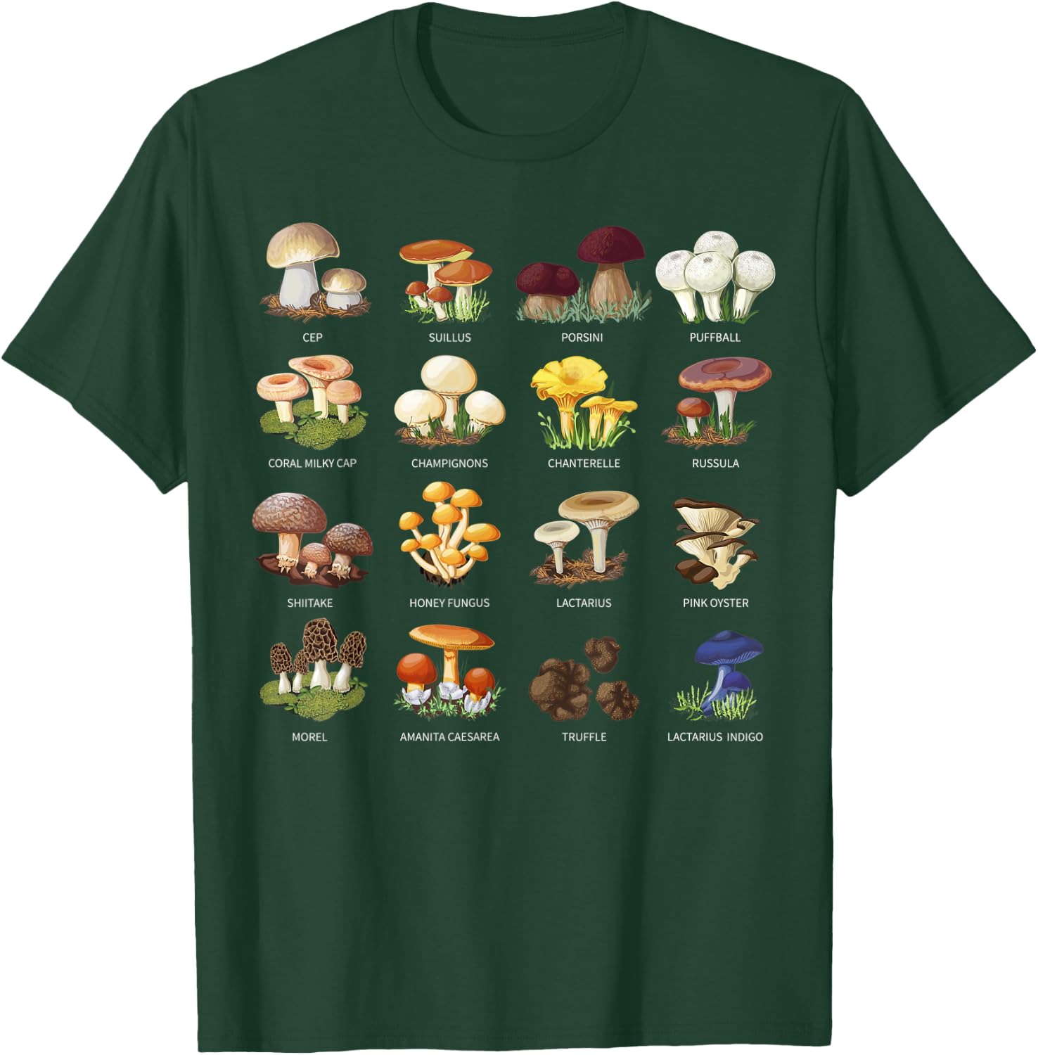 Funny Mushroom Mycology Fungi Foraging Mushroom Whisperer T-Shirt - T-Shirt | Forest