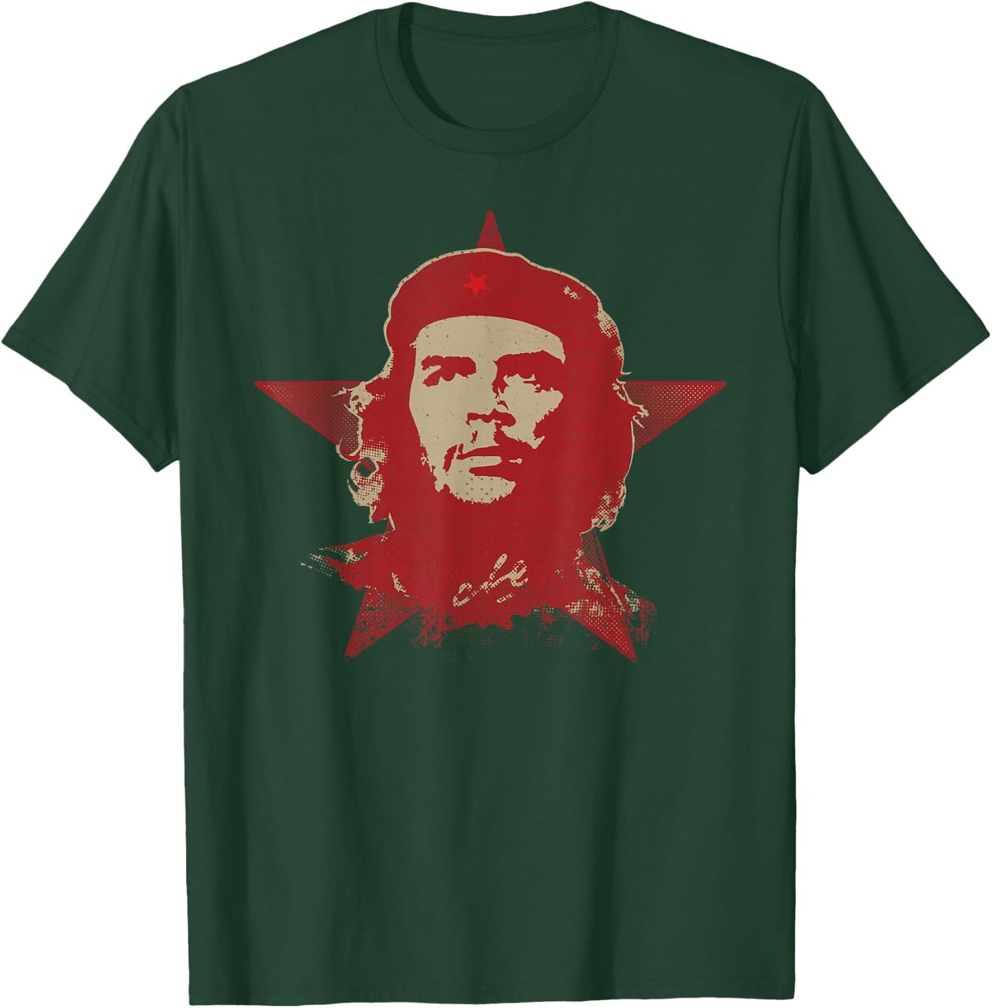 Che Guevara Shirt Star Cuba Graphic Revolution Cuban Rebel T-Shirt - T-Shirt | Forest