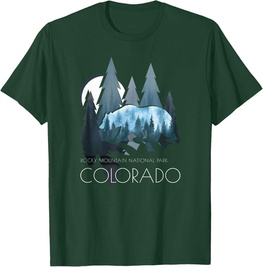 Colorado - Rocky Mountain National Park - Colorado T-Shirt - T-Shirt | Forest