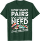 How Many Pairs of Running Shoes Funny Runner Marathon Quote T-Shirt - T-Shirt | Forest