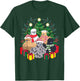 Poultry Farmer Funny Silky Silkie Chicken Lover Co Silkie Silky Chickens Christmas Xmas Cute Graphic Men's Black Cotton Blend T-Shirt - T-Shirt | Forest