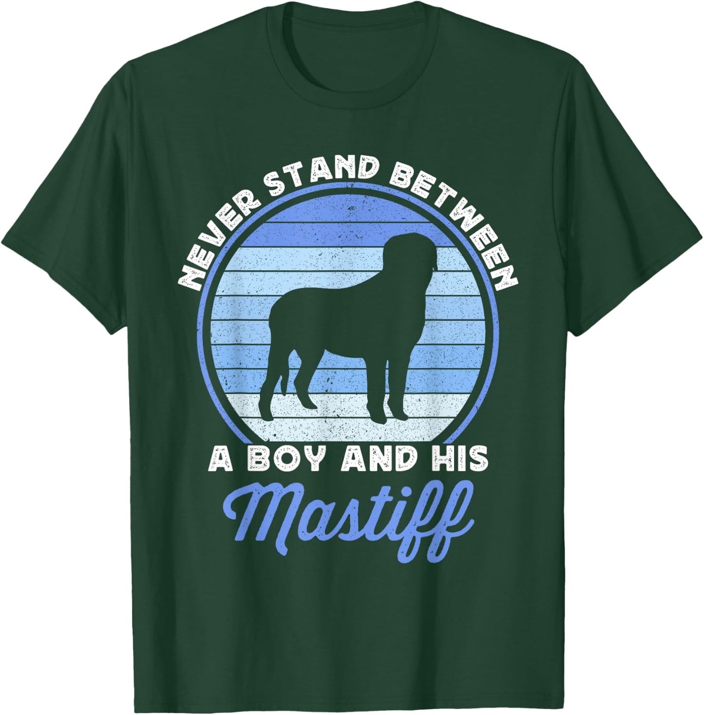 Boys English Mastiff For Kids Boy Mastiffs Dog Lover Funny T-Shirt - T-Shirt | Forest