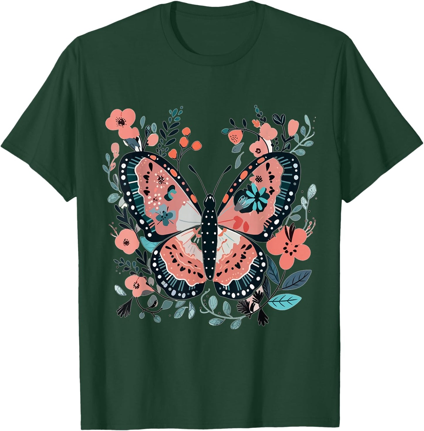 Cute Butterfly design butterflies and butterfly T-Shirt - T-Shirt | Forest