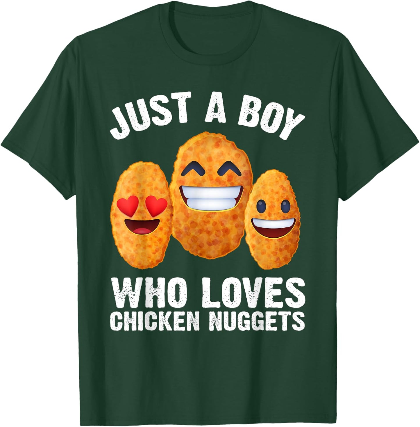 Funny Chicken Nugget Boys Kids Chicken Nugget Lovers T-Shirt - T-Shirt | Forest