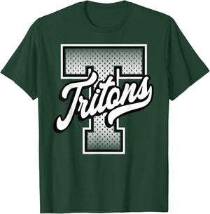 Tritons Win Football Baseball Basketball Co. -Adults Black Vintage Baseball T-Shirt - T-Shirt | Forest