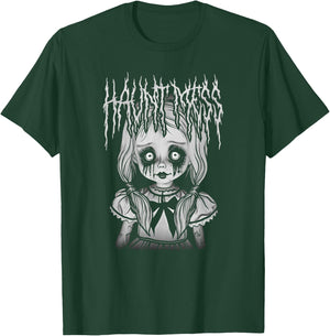 Haunt Mess Creepy Haunted Doll Illustration T-Shirt - T-Shirt | Forest