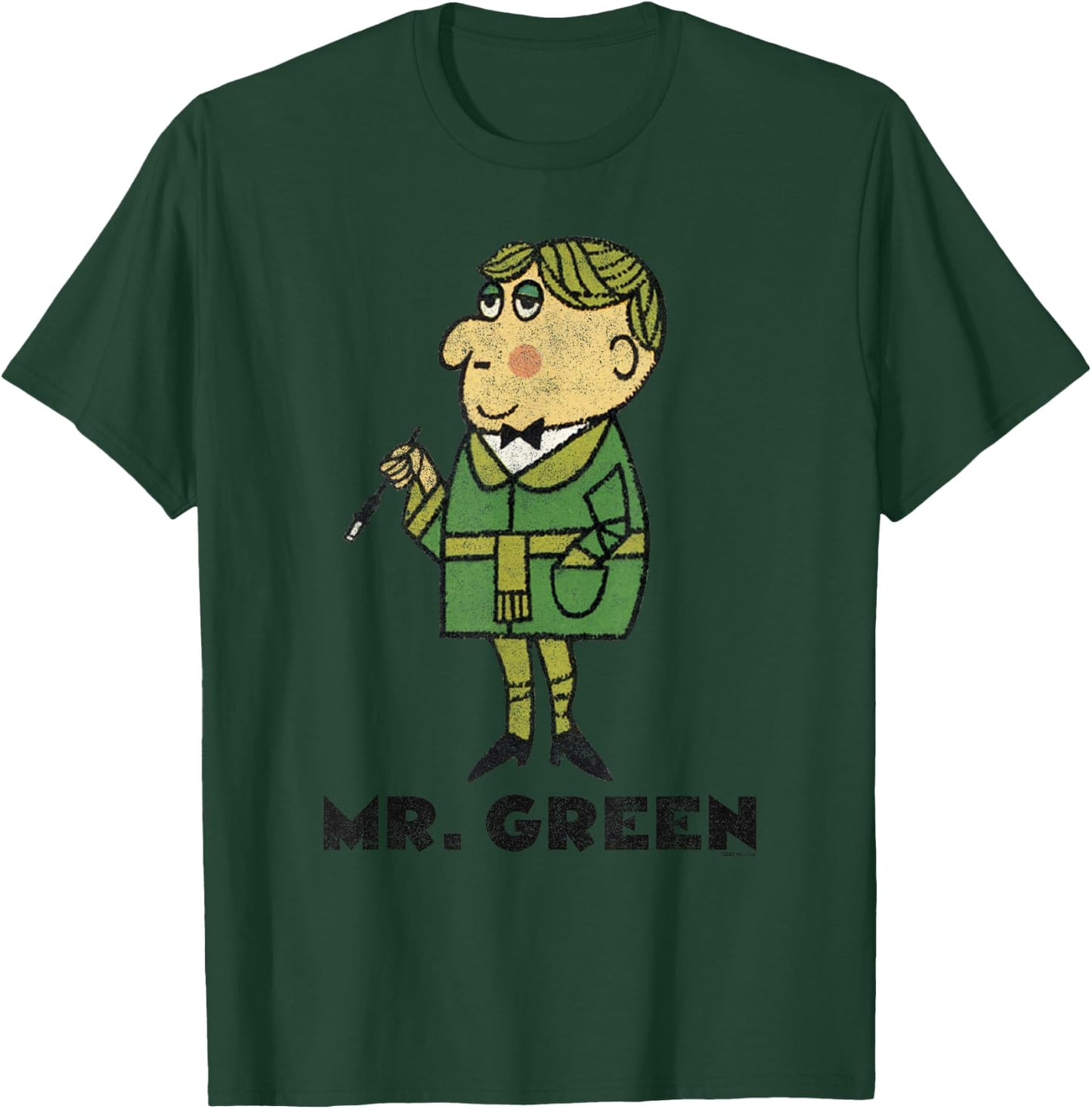 Clue Retro Mr. Green Portrait T-Shirt - T-Shirt | Forest