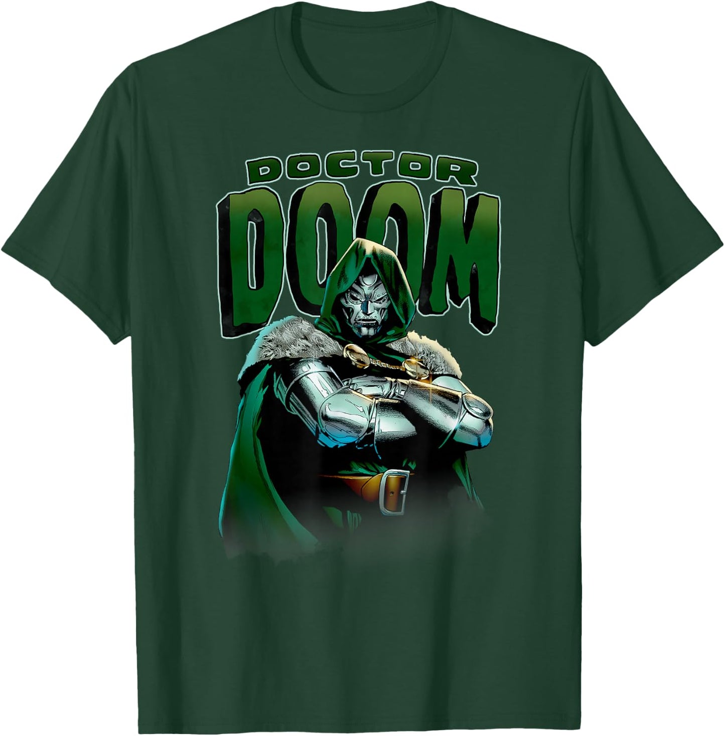 Marvel Fantastic Four Doctor Doom Crossed Arms Portrait T-Shirt - T-Shirt | Forest