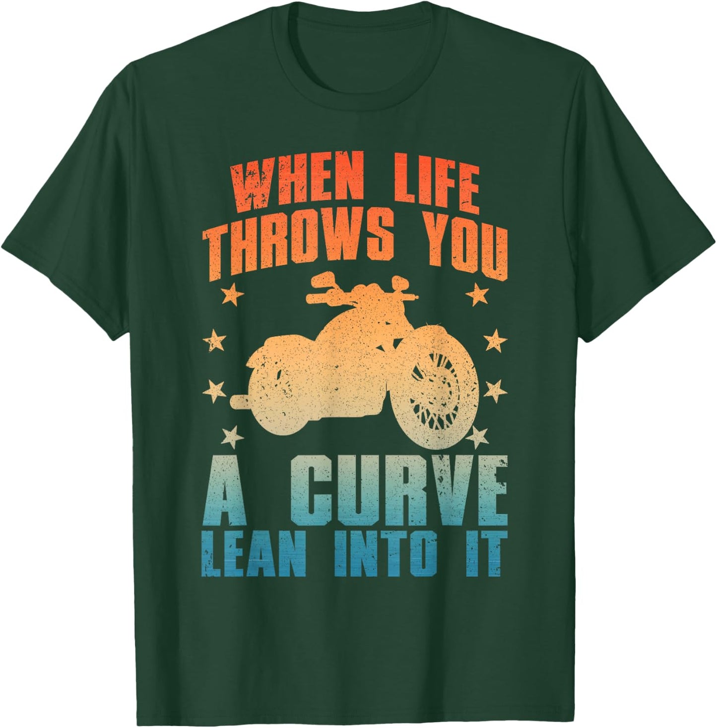 Funny Motorcycle Racer Design Women Motorcycle Lover T-Shirt - T-Shirt | Forest