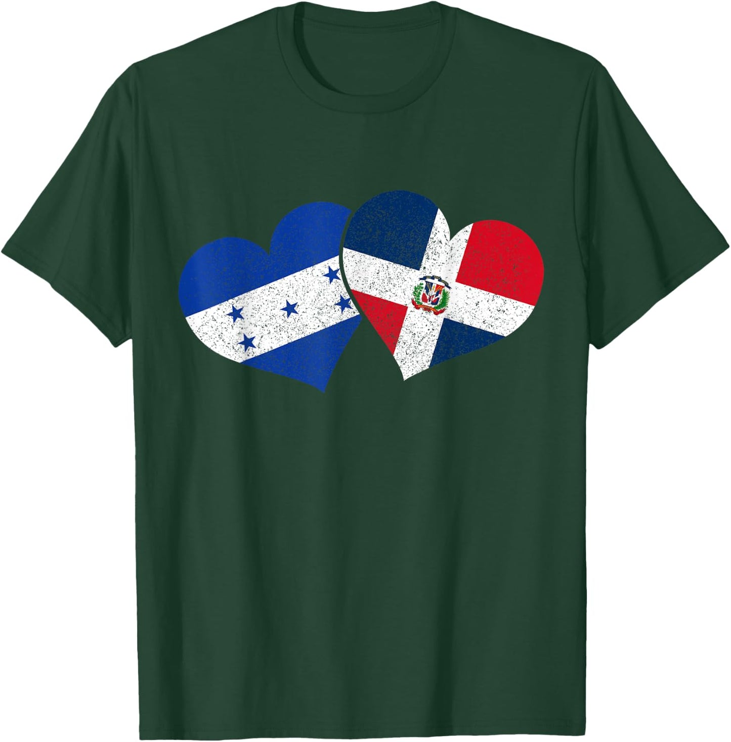 Honduras Dominican Republic Honduran Flag Pride Heritage T-Shirt - T-Shirt | Forest