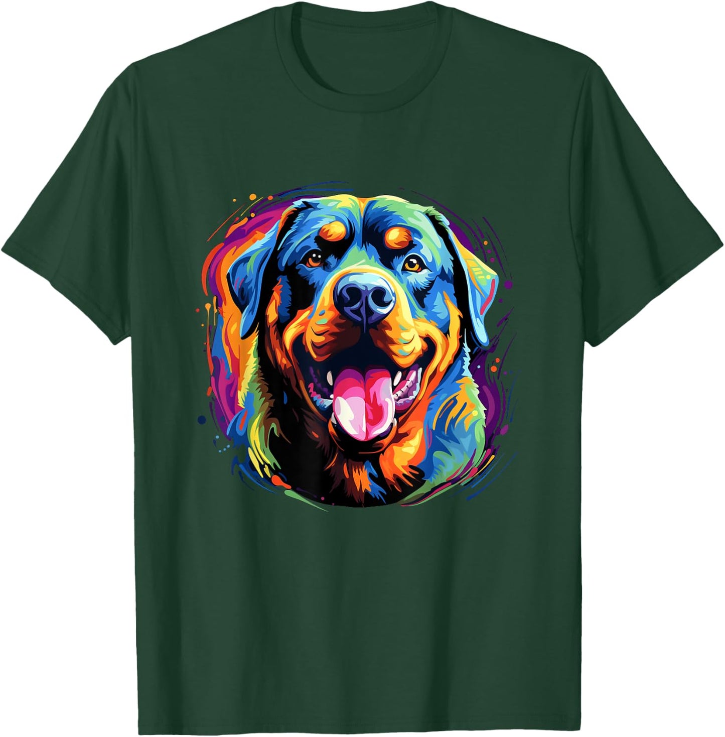 Rottweiler Dog Rottie Men Women Kids T-Shirt - T-Shirt | Forest