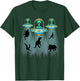 Dinosaur Aliens Shirts For Kids, T-rex Alien Abduction UFO T-Shirt - T-Shirt | Forest