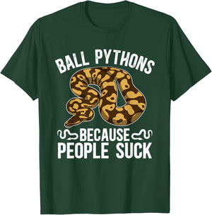Ball Python Owner Ball Python Dad Funny Ball Python Mom T-Shirt - T-Shirt | Forest