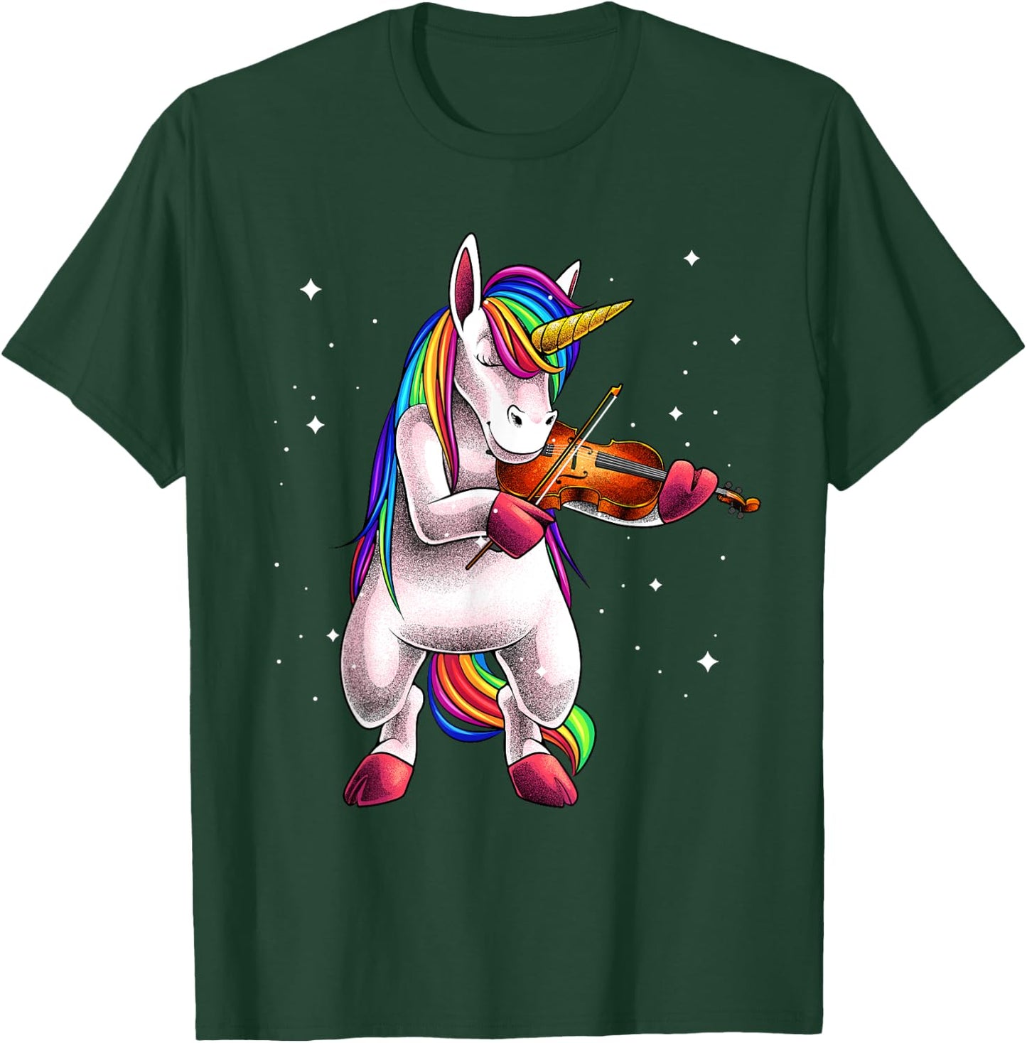 Cool Violin Girls Kids Viola Lover Music Player T-Shirt - T-Shirt | Forest