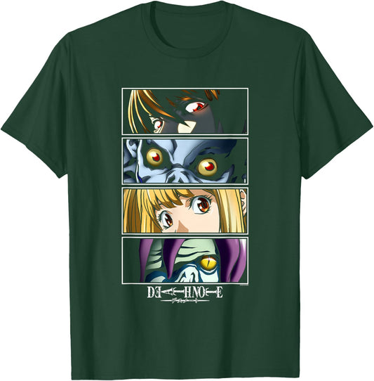 Death Note Close Up Character Eyes Anime T-Shirt - T-Shirt | Forest