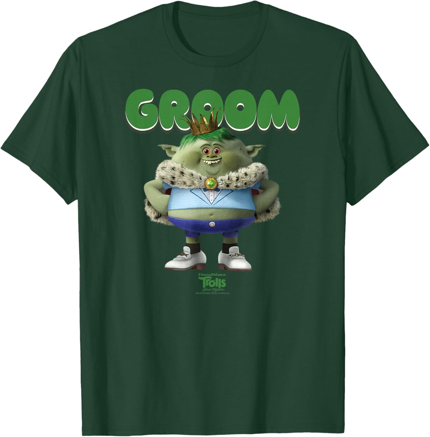 DreamWorks Trolls Band Together King Gristle T-Shirt - T-Shirt | Forest