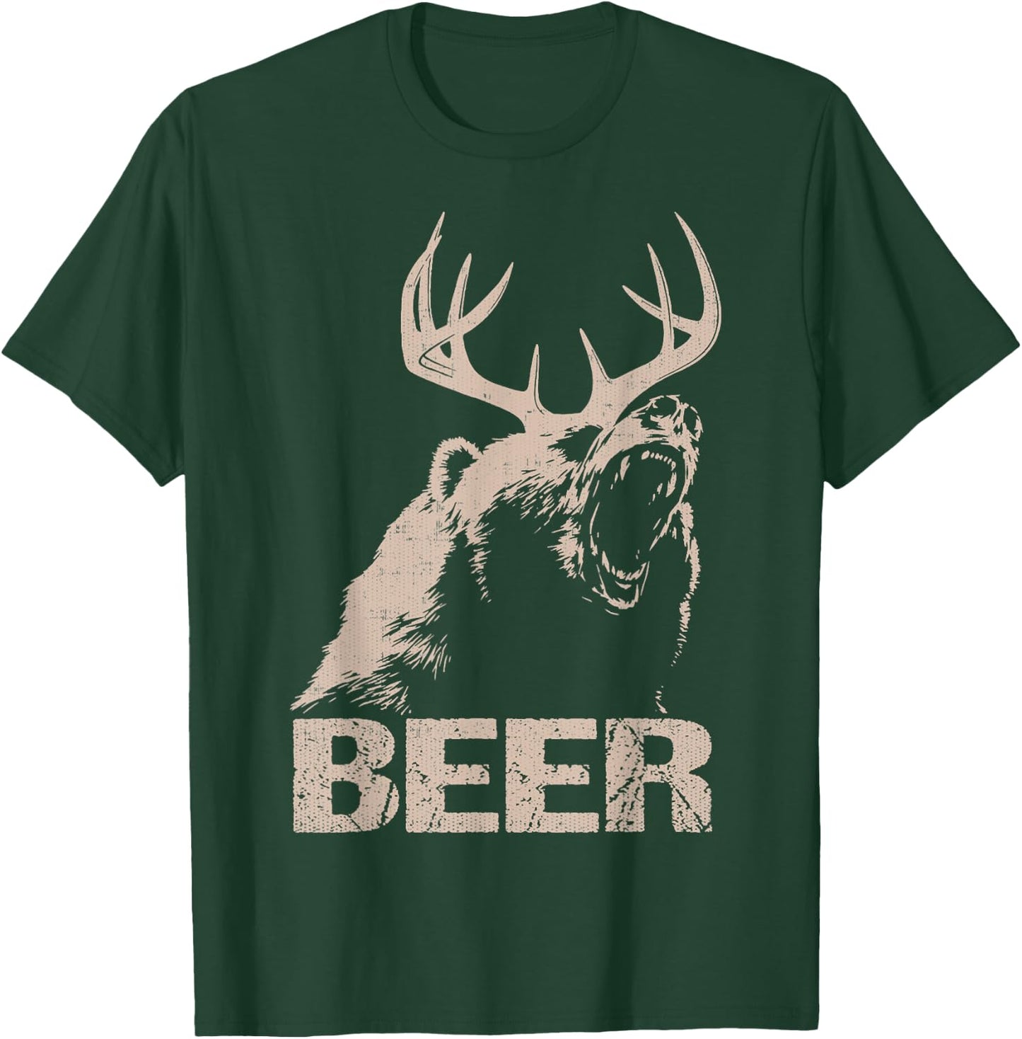 Beers Deer Bears T-Shirt - T-Shirt | Forest