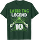 Lasertag Birthday Party - laser tag 10 years birthday T-Shirt - T-Shirt | Forest