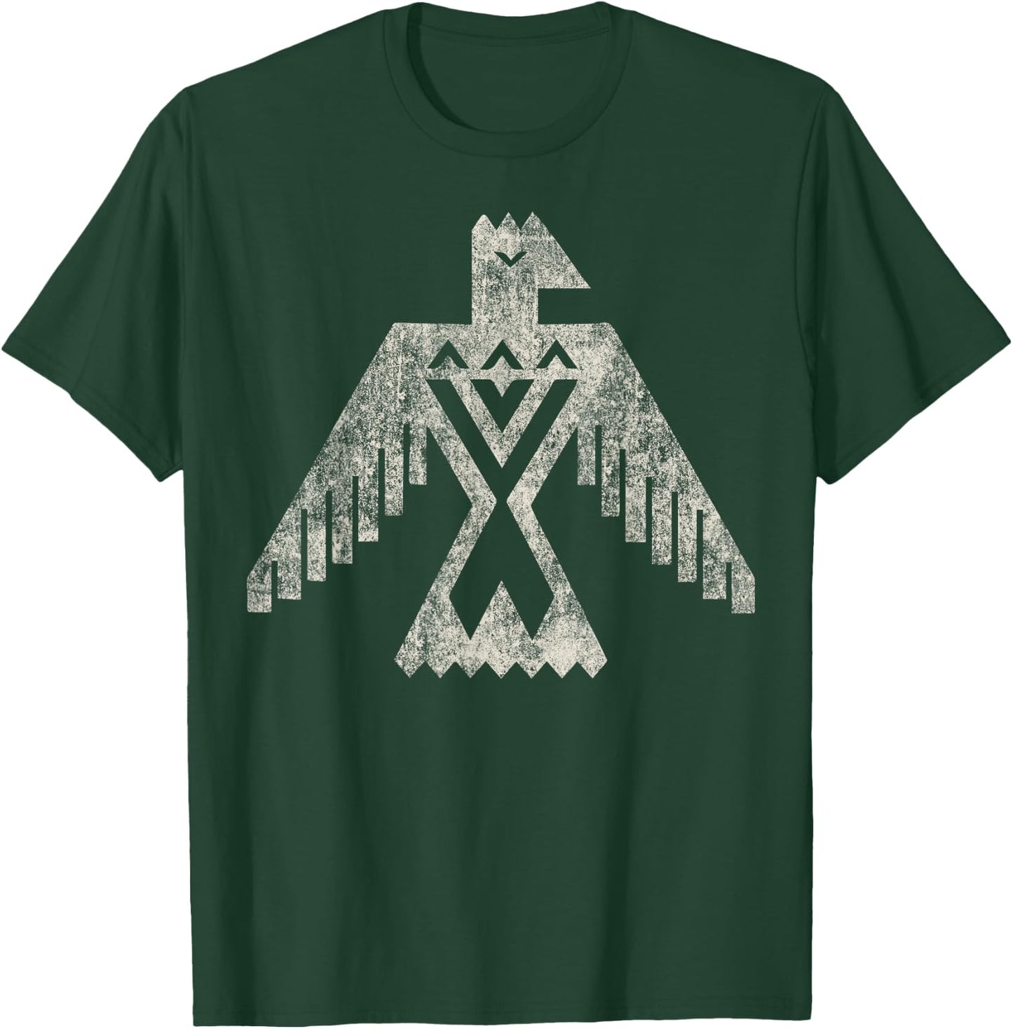 Native American Bird Vintage Thunderbird Design Eagle T-Shirt - T-Shirt | Forest