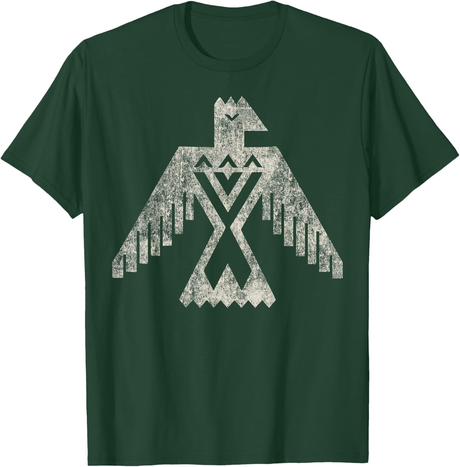 Native American Bird Vintage Thunderbird Design Eagle T-Shirt - T-Shirt | Forest