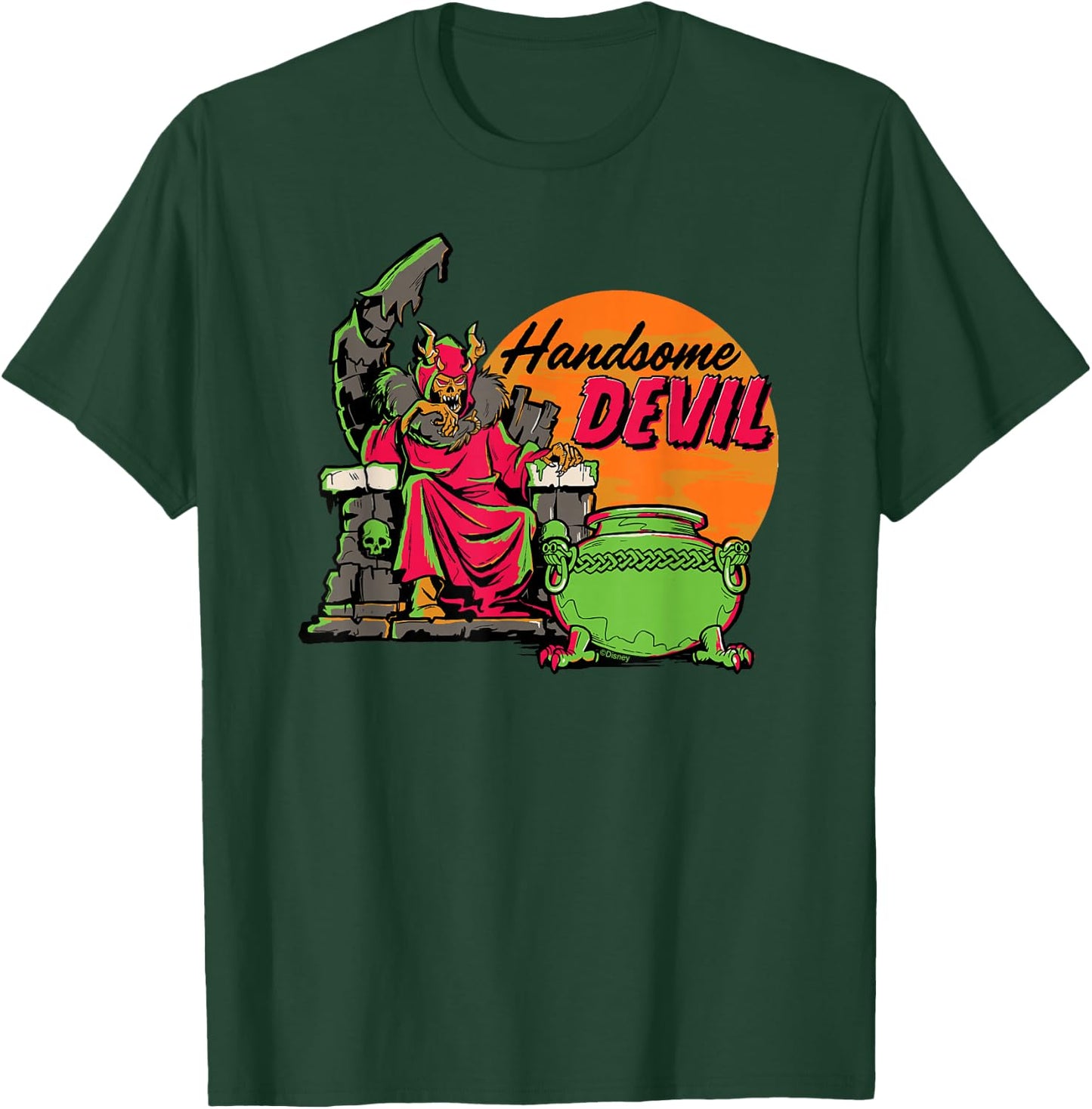 Disney 100 Villains Horned King The Black Cauldron Halloween T-Shirt - T-Shirt | Forest