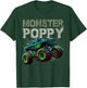 Monster Truck Poppy Family Matching Monster Truck Lovers T-Shirt - T-Shirt | Forest