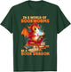 Reading In A World Of Bookworms Be A Book Dragon T-Shirt - T-Shirt | Forest