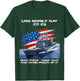 USS Mobile Bay CG-53 Class Cruiser American Flag Veteran Men T-Shirt - T-Shirt | Forest