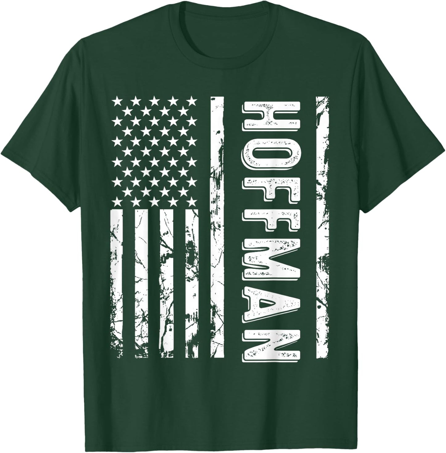 Hoffman Last Name Funny Surname Team Hoffman Family Reunion T-Shirt - T-Shirt | Forest