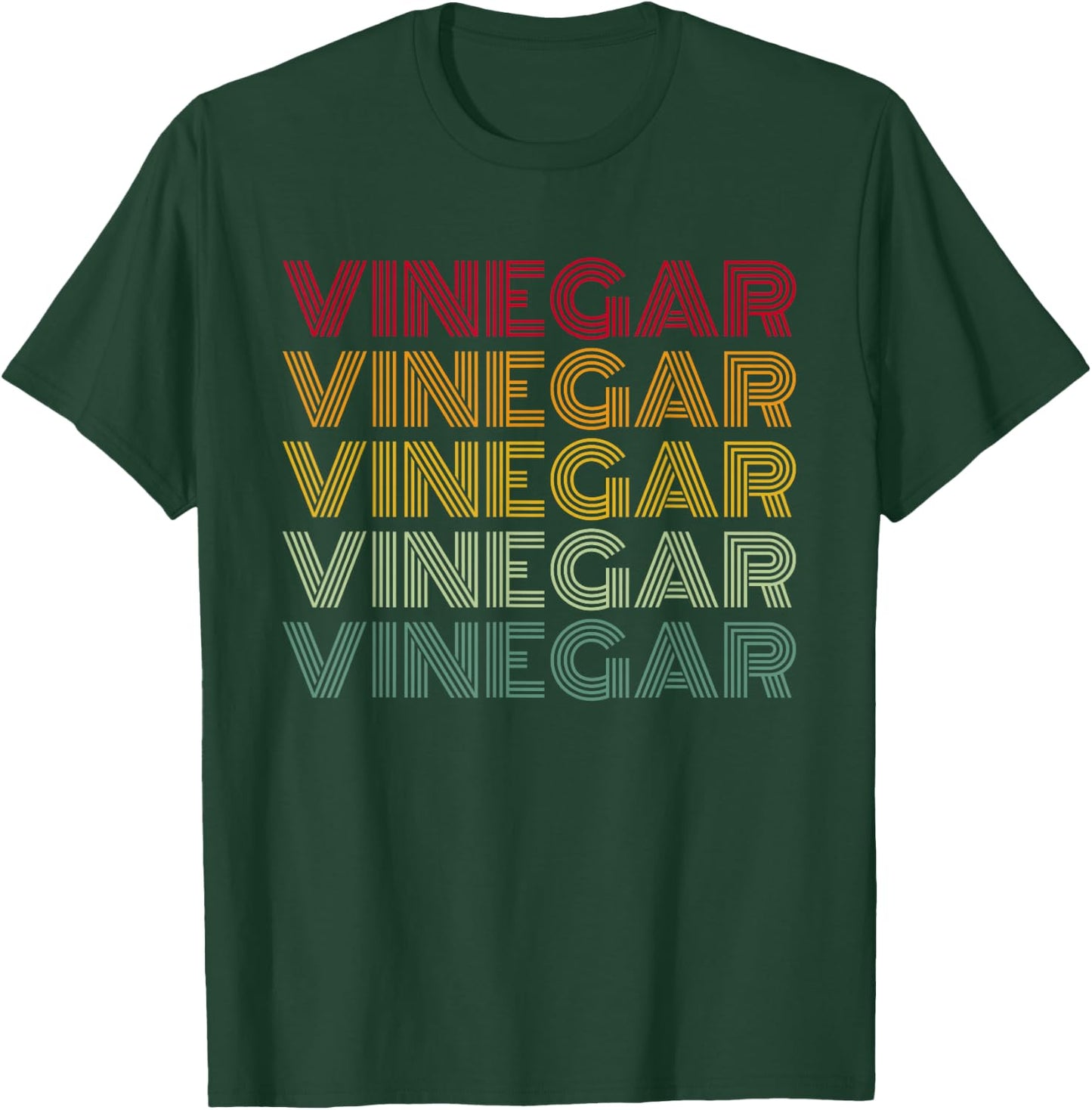 Vinegar Retro Style Balsamic Apple Cider Vinegar Lover T-Shirt - T-Shirt | Forest