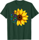 Sunflower Butterflies Design T-Shirt - T-Shirt | Forest