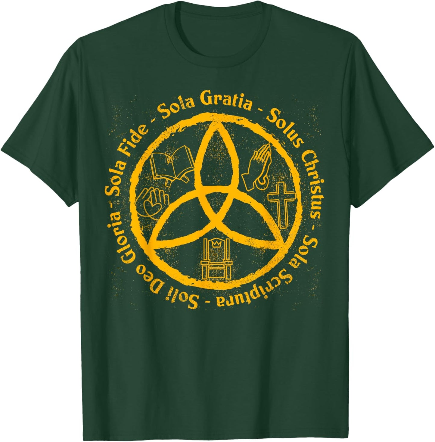 Sola Scriptura - Protestant, Christian Reformation, 5 Solas T-Shirt - T-Shirt | Forest