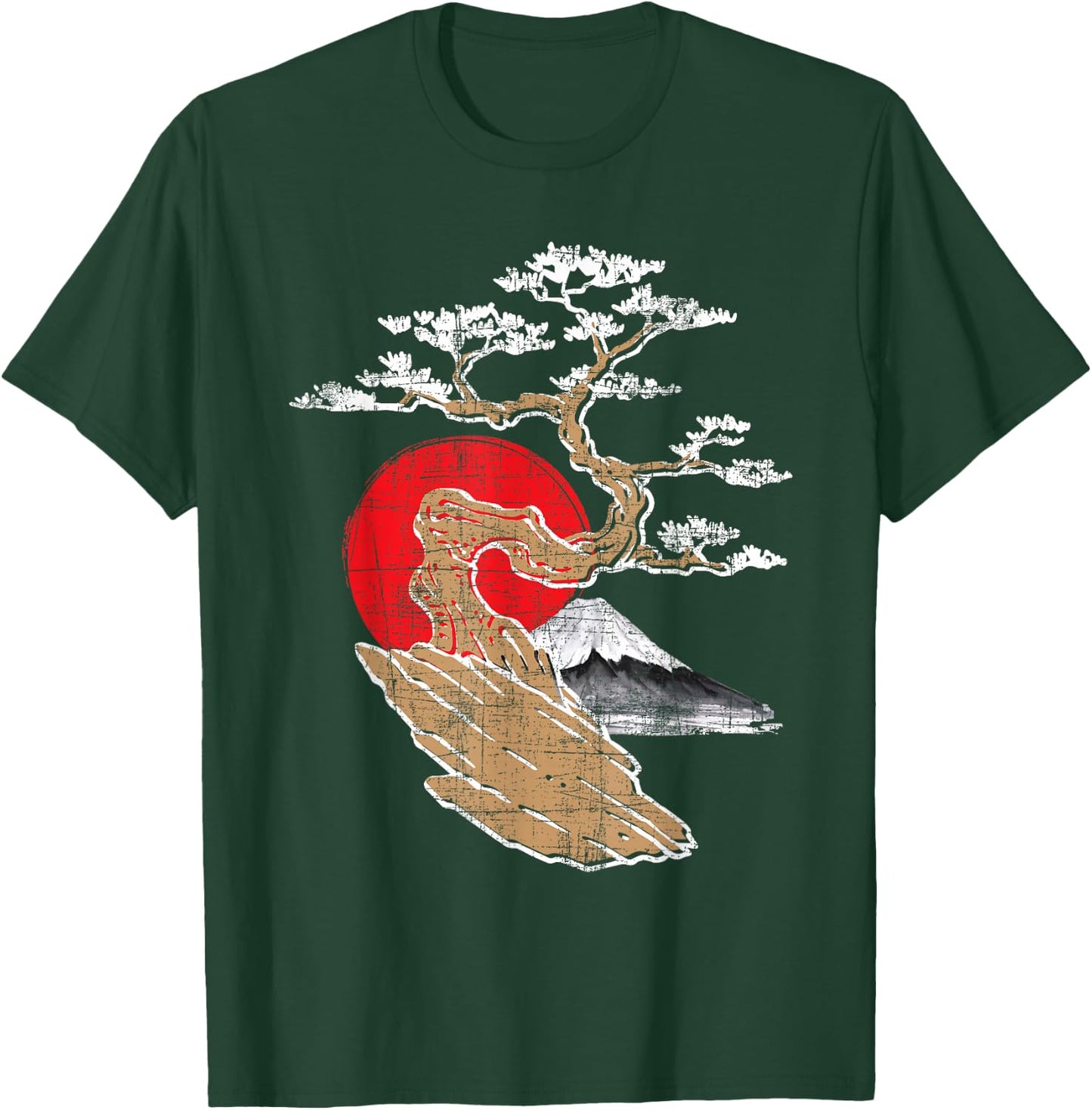 Japanese Bonsai - Gardener Tree Collector Buddhist Japanese T-Shirt - T-Shirt | Forest