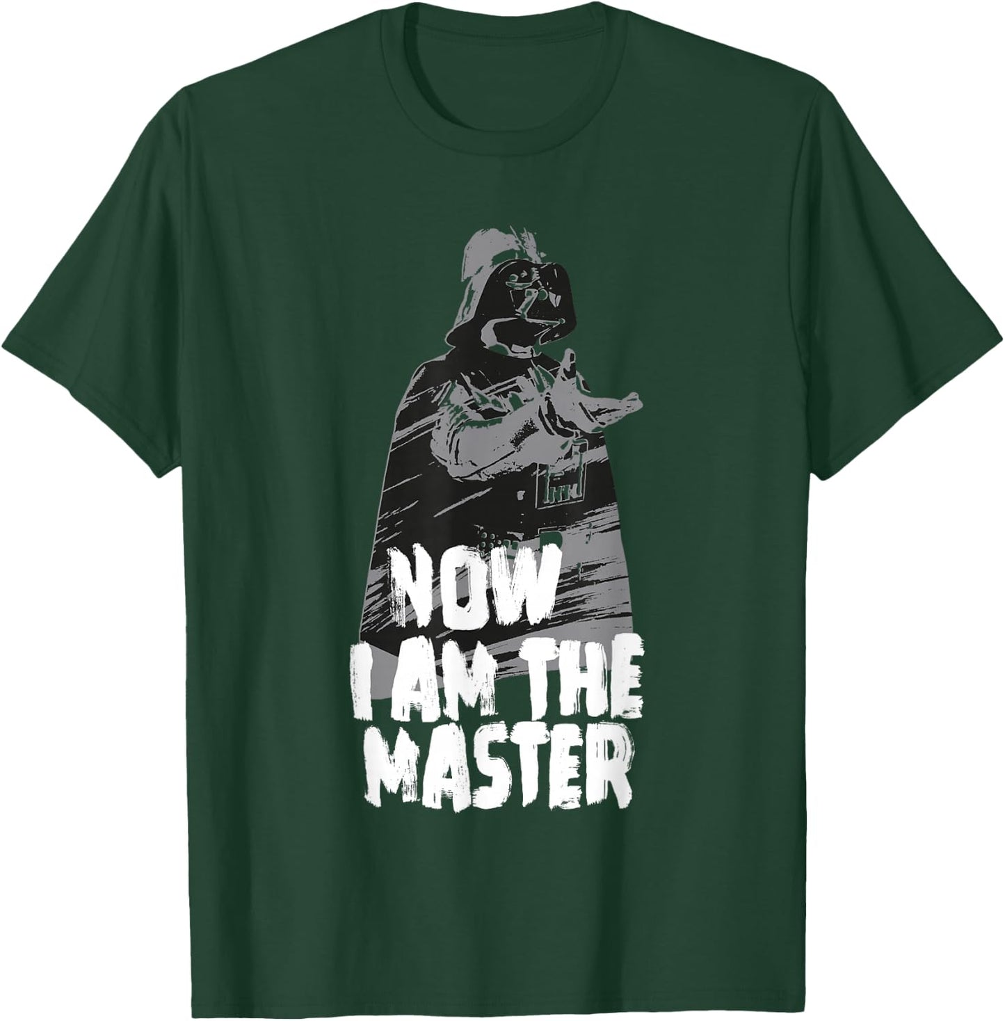 Star Wars Classic Vintage Darth Vader Now I Am The Master T-Shirt - T-Shirt | Forest