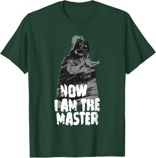 Star Wars Classic Vintage Darth Vader Now I Am The Master T-Shirt - T-Shirt | Forest