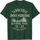 Smoky Mountains National Park Tennessee Hiking Outdoors T-Shirt - T-Shirt | Forest