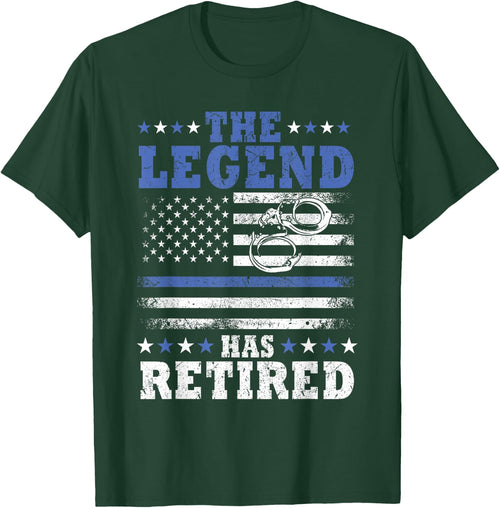 Humorous Retired Police Officer Law Enforcement Retirement