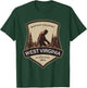 West Virginia and a Bigfoot, or a Sasquatch T-Shirt - T-Shirt | Forest