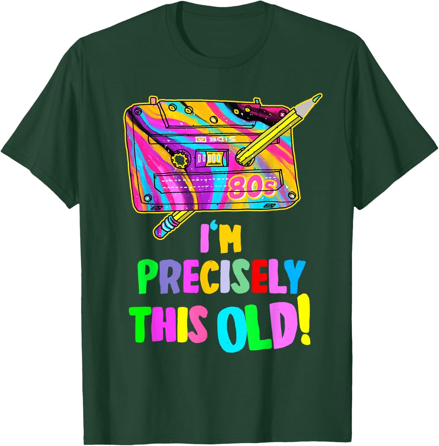 80s Ideas Rave Outfit & 80s Festival Costume T-Shirt - T-Shirt | Forest