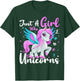 Unicorn Lover Just A Girl Who Loves Unicorns T-Shirt - T-Shirt | Forest