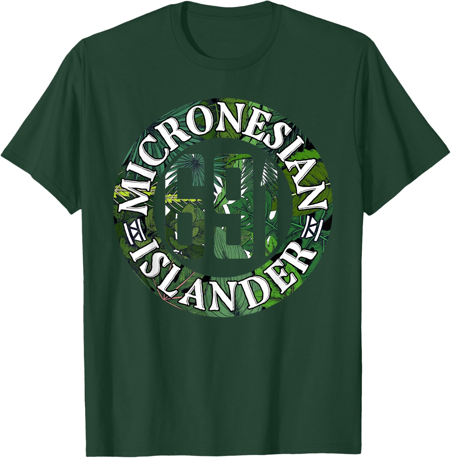 Nesian Heritage Micronesia 691 Pohnpei Chuuk Kosrae Yap - Women's Black Small Classic Fit Short Sleeve T-Shirt - T-Shirt | Forest