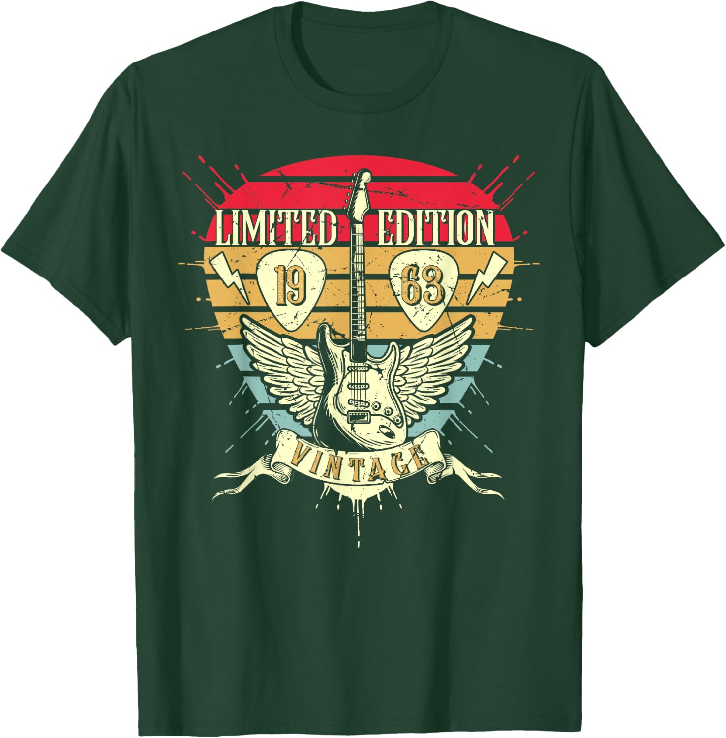 1963 vintage birthday vintage Limited Edition men woman gift T-Shirt - T-Shirt | Forest