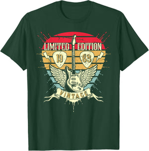 1963 vintage birthday vintage Limited Edition men woman gift T-Shirt - T-Shirt | Forest