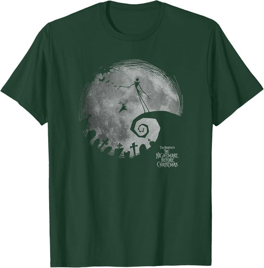 Disney The Nightmare Before Christmas Jack Big Moon T-Shirt - T-Shirt | Forest