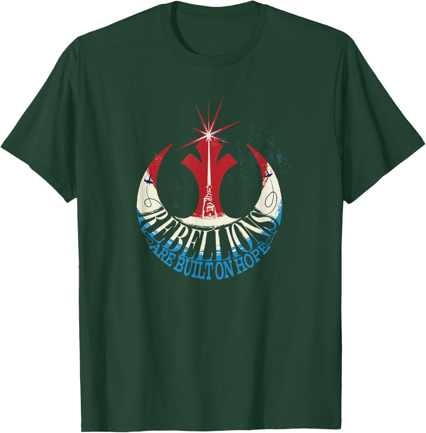 Star Wars Rebellions Are Built On Hope Rebels Americana T-Shirt - T-Shirt | Forest