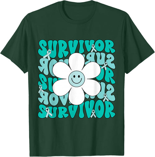Ovarian Cancer Teal Ribbon Ovarian Cancer Survivor