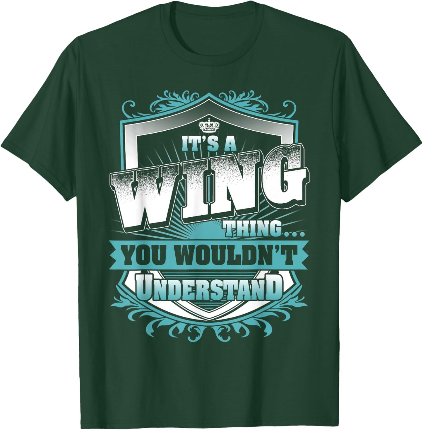 It's A WING Thing You Wouldn't Understand Name Vintage T-Shirt - T-Shirt | Forest