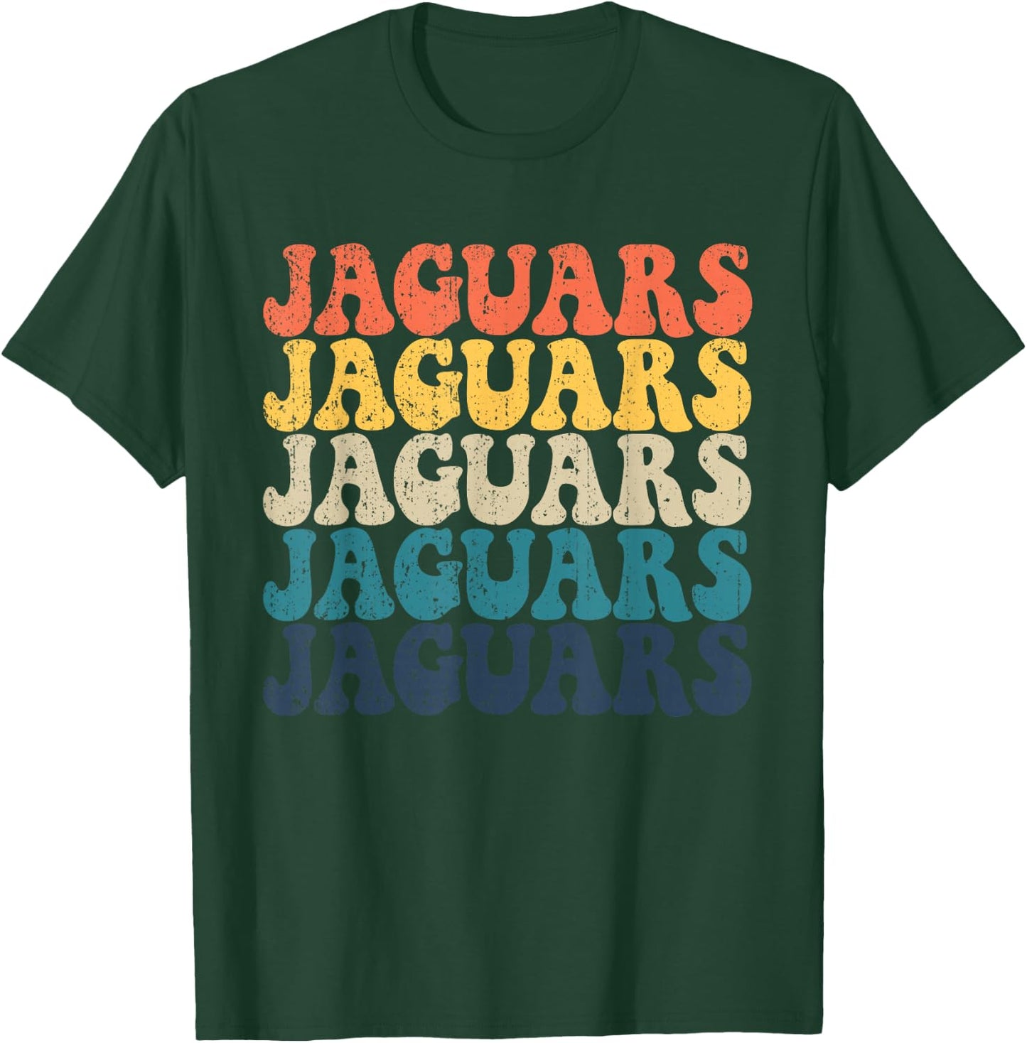 Jaguars High School Jaguars Sports Team Retro Jaguars T-Shirt - T-Shirt | Forest